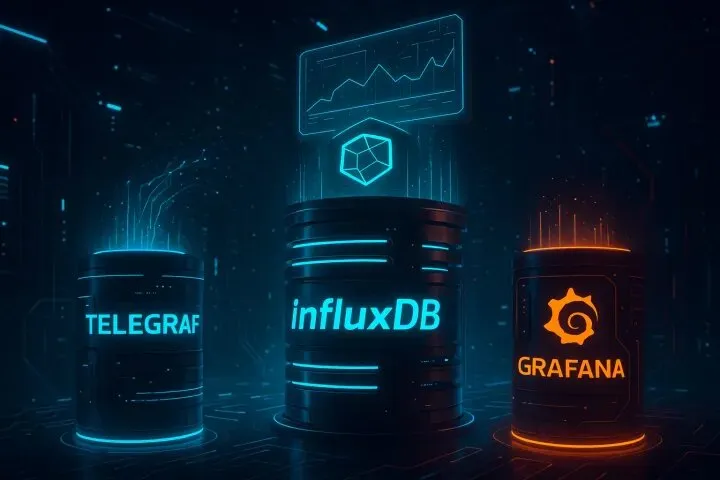 setup the best light system matrix server with Telegraf + InfluxDB + Grafana