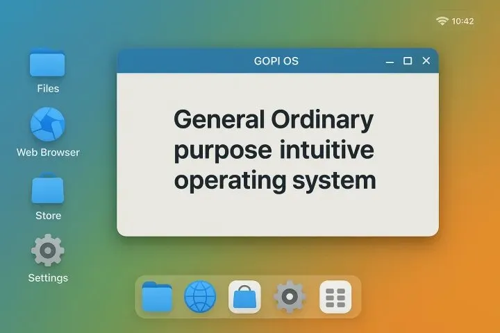 General Ordinary purpose intuitive operating system (GOPI OS)