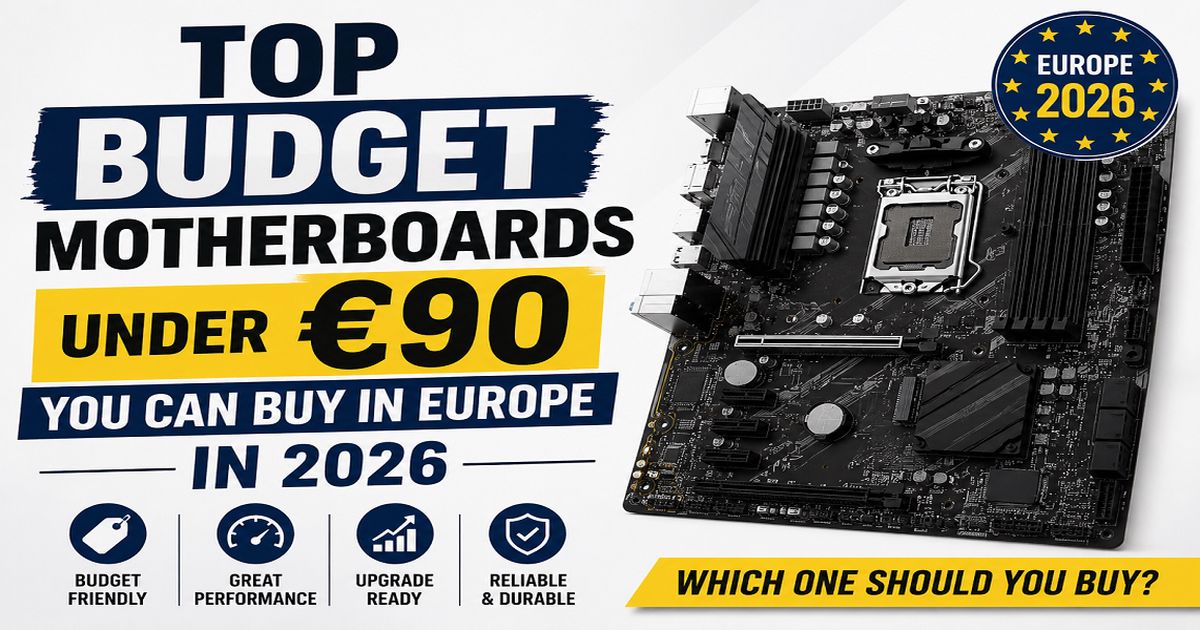 Top Budget Motherboards Under €90 You Can Buy in Europe in 2026