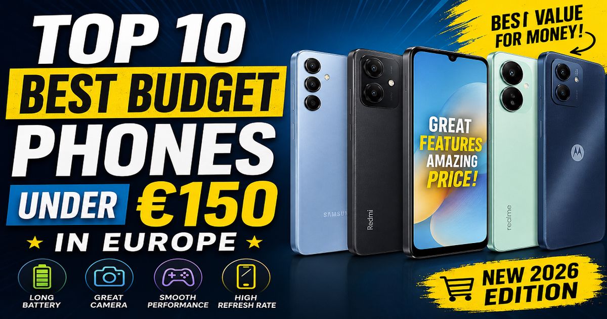 Top 10 Best Budget Phones Under €150 You Can Buy in Europe
