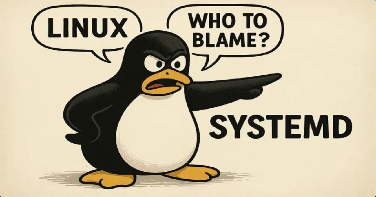 Linux or Systemd, who to blame