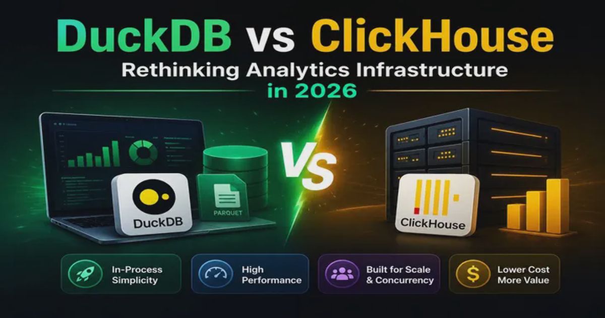 DuckDB vs ClickHouse: Why Modern Data Teams Are Rethinking Analytics Infrastructure in 2026
