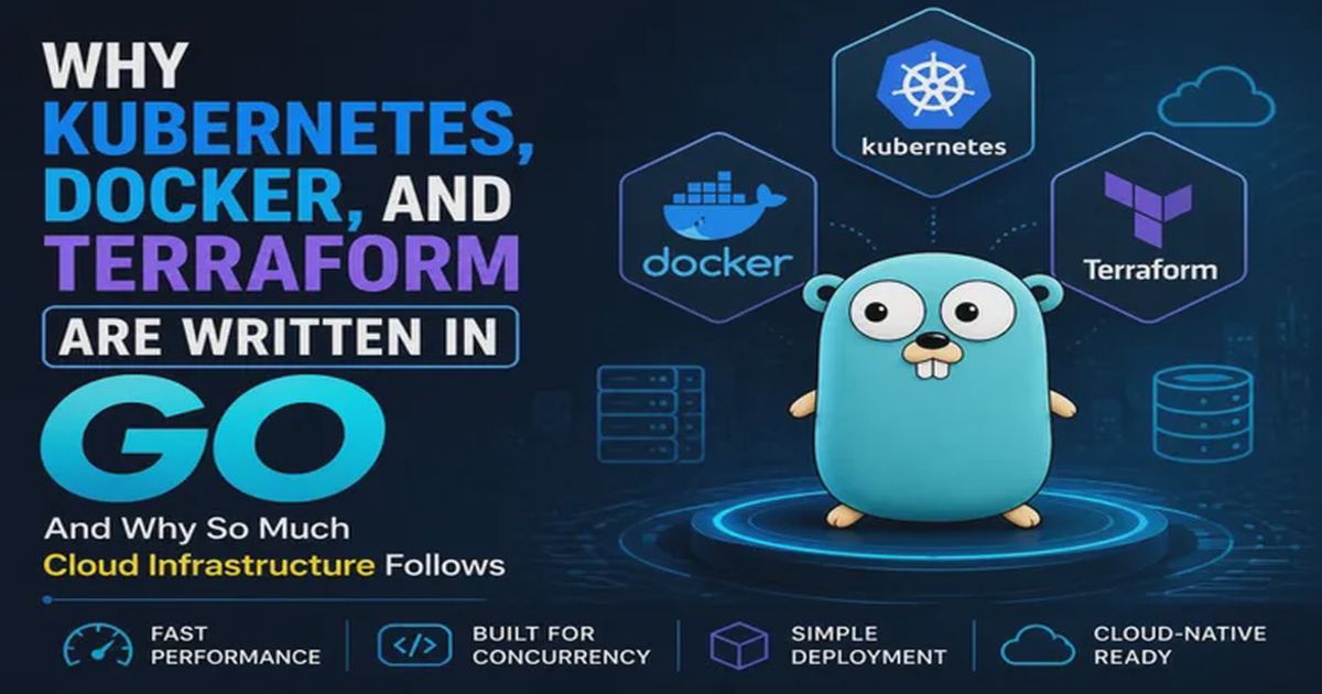 Why Kubernetes, Docker, and Terraform Are Written in Go (And Why So Much Cloud Infrastructure Follows)